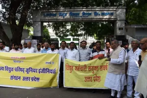  निजीकरण का विरोध : देश भर में बिजली कर्मियों ने किया प्रदर्शन