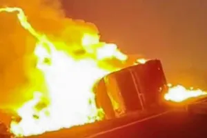 Hoshiarpur LPG Tanker Blast: होशियारपुर टैंकर में विस्फोट के बाद लगी भीषण आग, दो की मौत, 18 घायल, कई लापता