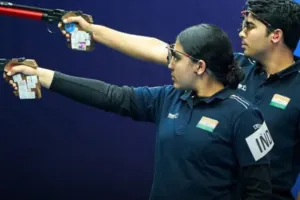 सौरभ-सुरूचि की जोड़ी ने एशियाई चैम्पियनशिप में मचाया धमाल, 10 मीटर एयर पिस्टल मिश्रित में जीता कांस्य 