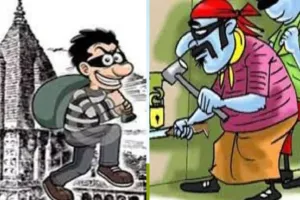 भगवान के घर में चोरो ने किया हाथ साफ: CCTV में कैद हुए नकाबपोश, पुलिस ने जांच की शुरू 