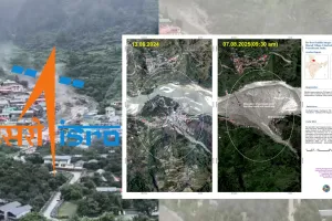इसरो की सेटेलाइट तस्वीर में दिखा धराली का विनाशकारी मंजर, अचानक आयी बाढ़ से पूरा शहर तबाह 