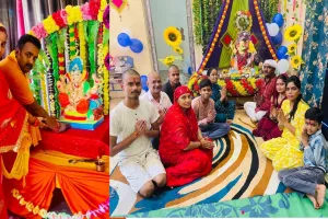 गणेश उत्सव की धूम : ढोल-नगाड़ों संग गणपति का आगमन, भक्तिमय हुआ वातावरण”