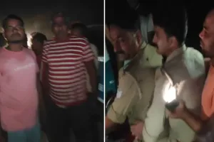 लखीमपुर खीरी: चोरों की अफवाह पर युवक की पिटाई, चंदौली पुलिस की गाड़ी में भी तोड़फोड़
