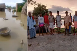 बदायूं: बाढ़ के साथ कटान से ग्रामीणों की उड़ी नींद...उसहैत के कई गांवों में बरपा कहर 
