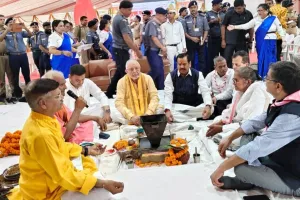 19वीं राष्ट्रीय जम्बूरी के लिए लखनऊ में बनेगी विश्वस्तरीय टेंट सिटी, वित्त मंत्री ने किया भूमिपूजन