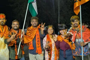 DU के बाद अब हैदराबाद यूनिवर्सिटी में ABVP का दबदबा बरकरार, छात्र संघ चुनाव में सभी सीटों पर हासिल की जीत