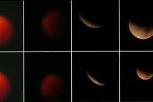 चंद्र ग्रहण : दोपहर से ही मंदिरों के कपाट रहे बंद, सुबह पांच बजे खोले गए