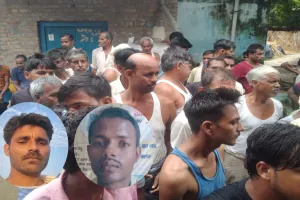 शाहजहांपुर : नल की सरिया हाईटेंशन लाइन से टकराया, करंट लगने से दो लोगों की मौत