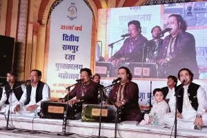 रामपुर : सूफियाना कलाम पर झूमे लोग, कुमाऊंनी लोक नृत्य ने मन मोहा