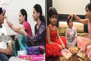 बरेली : भाई दूज : बहनों ने भाइयों का तिलक कर मांगी लंबी उम्र