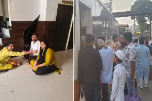 भैया दूज: बहनों ने किया भाईयों का टीका...रोडवेज बसों में भारी भीड़
