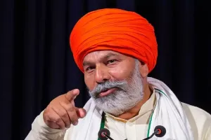 राकेश टिकैत का बहराइच में हुआ भव्य स्वागत, मायावती की रैली पर उठाए सवाल 