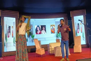 बाराबंकी : किराए का चक्कर नाटक देखकर हंसी से लोटपोट हुए दर्शक