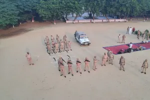 बाराबंकी : पुलिस बल ने दंगे से निपटने को सीखी बारीकियां 