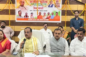 सरदार पटेल को प्रधानमंत्री न बनाना कांग्रेस की साजिश : डॉ. दिनेश शर्मा