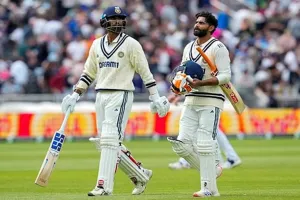 अहमदाबाद टेस्ट :  जुरेल, जडेजा और राहुल की शतकीय पारियों से भारत ने वेस्टइंडीज पर कसा शिकंजा 