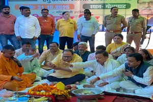 सुलतानपुर : शहर की कनेक्टिविटी को मिलेगा नया आयाम, गोमती नदी पर बनेगा दो लेन पुल, विधायक विनोद सिंह ने किया भूमि पूजन