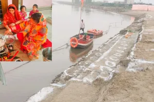 Moradabad: आज अस्तंचलागामी सूर्य को अर्घ्य देंगी व्रती महिलाएं