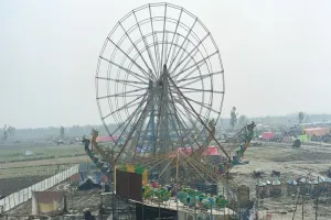 Amroha :मुख्यमंत्री ने हेलीकॉप्टर से किया तिगरी गंगा मेले का निरीक्षण