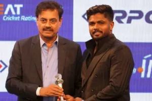 CEAT Awards 2025: संजू सैमसन को मिला  सिएट पुरुष टी20 बल्लेबाज का पुरस्कार