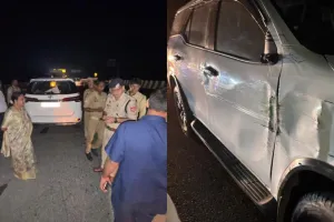 UP News: बाल-बाल बचीं बेबी रानी मौर्य, मंत्री की कार से टकराया ट्रक