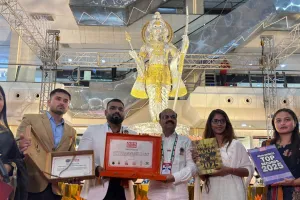 डेढ़ लाख सिक्कों से बनाई श्रीराम की 18 फीट ऊंची प्रतिमा, Asia Book of Records और India Book of World Records में दर्ज किया नाम