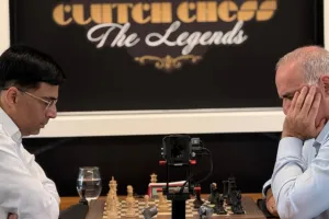 Clutch Chess Legends match: कास्परोव ने आनंद पर शुरुआती बढ़त बनाई 