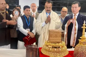 गौतम बुद्ध के पवित्र अवशेष दर्शनार्थ से आएगी भारत-रूस के रिश्तों में गहराई, एलिस्ता शहर में निर्माणाधीन भगवान बुद्ध पार्क को देखा