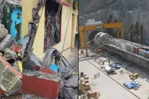 उत्तराखंड : रेलवे टनल ब्लास्टिंग से बल्दियाखान के मकानों में फिर दरारें, ग्रामीणों ने उठाई विस्थापन की मांग