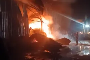 Bareilly : प्लाई फैक्ट्री के गोदाम में लगी आग,तीन घण्टे तक उठतीं रहीं लपटें