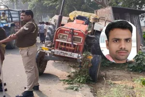 पीलीभीत: लकड़ी लदी ट्रैक्टर ट्रॉली से कुचलकर बाइक सवार की मौत, चालक भागा 