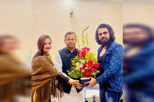 मुकेश जे भारती और मंजू भारती ने की केंद्रीय वित्त राज्य मंत्री पंकज चौधरी से मुलाकात