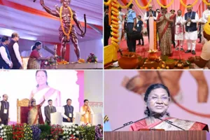 क्रांति गोंड जैसी बेटियां हमारे समाज की प्रेरणा : राष्ट्रपति मुर्मू ने मनाया जनजातीय गौरव दिवस, सरकार के कामों की सराहना 