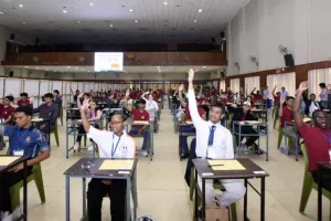 International Young Mathematicians Convention: अल्जेब्रा से लेकर जियोमेट्री तक के सवालों से जूझते रहे छात्र