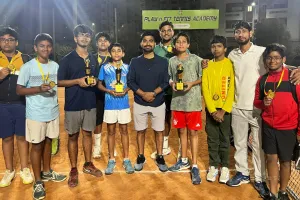 Tennis Tournament: तेजस ने जीता प्ले एन फिट टेनिस टूर्नामेंट का खिताब