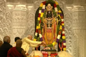 ध्वजारोहण समारोह :  PM पहली बार प्रथम तल पर राम दरबार की करेंगे आरती, विवाह पंचमी पर दक्षिण भारत से तैयार होकर आए रामलला के अनोखे वस्त्र