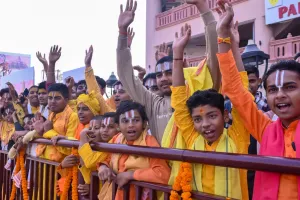 सजा दो घर को गुलशन सा, मेरे प्रभु श्रीराम आए हैं...भाव विभोर श्रद्धालु बोले- त्रेतायुग वाली अयोध्या का दिखा सजीव चित्रण 