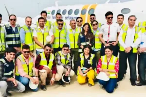 नोएडा इंटरनेशनल एयरपोर्ट पर कैलिब्रेशन फ्लाइट की सफल लैंडिंग, हवाई संचालन की दिशा में अहम कदम, एयर नेविगेशन सिस्टम की जांच शुरू