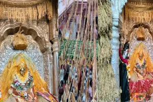   धान की बालियों से विशेष श्रृंगार...  काशी में मां अन्नपूर्णा मंदिर में 17 दिवसीय महाव्रत का हुआ उद्यापन, भारी संख्या में उमड़े श्रद्धालु 