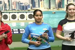 सिमरनप्रीत ने स्वर्ण पदक जीता, विश्व कप फाइनल पदार्पण में ऐश्वर्य तोमर को रजत 