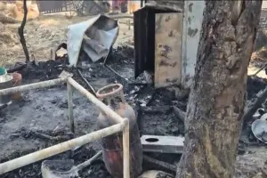 अमेठी : झोपडी में लगी आग, खाद्य सामग्री व नगदी समेत पांच मवेशी की जलकर मौत
