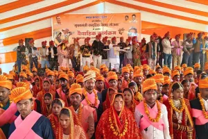 बाराबंकी : 198 जोड़ों का विवाह संपन्न, साथ निभाने का लिया संकल्प