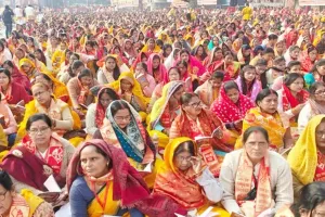  मऊ में उमड़ा धार्मिक आस्था का सैलाब, शीतला माता मंदिर में संपन्न हुआ सवा लाख हनुमान चालीसा पाठ 