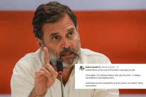 Congress: राहुल गांधी ने साधा भाजपा पर निशाना, कहा- 'इंडिगो की विफलता सरकार के एकाधिकार मॉडल की कीमत...'