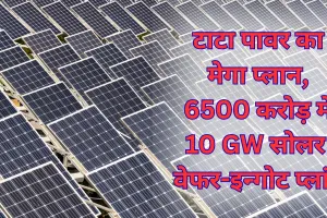 टाटा पावर का मेगा प्लान: 6500 करोड़ में 10 GW सोलर वेफर-इन्गोट प्लांट, जनवरी तक फाइनल होगी लोकेशन; ओडिशा-तमिलनाडु में लगी रेस