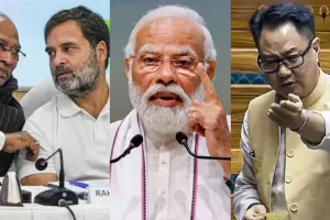 कांग्रेस रैली में PM को धमकी? किरेन रीजीजू ने विपक्ष पर साधा निशाना, कहा- राहुल और खरगे मांगे माफी 