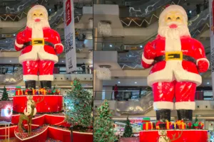 Merry Christmas: लखनऊ में 30 फीट का ऊंचा सांता क्लॉज बना आकर्षण का केंद्र