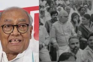 दिग्विजय सिंह की पोस्ट से मचा बवाल, पीएम मोदी की दरी पर बैठी फोटो की शेयर