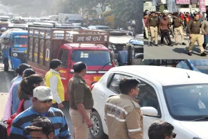 नो एंट्री में घुसाया ट्रक: टीएसआई समेत चार ट्रैफिक पुलिसकर्मी निलंबित, बुजुर्ग महिला की चली गई थी जान