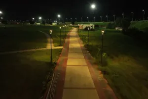 रंगीन लाइनें से जगमगाने लगा राष्ट्र प्रेरणा स्थल:  अपने अंडर में लेकर SPG ने बढ़ाई सुरक्षा, 25 दिसंबर को PM मोदी करेंगे लोकार्पण